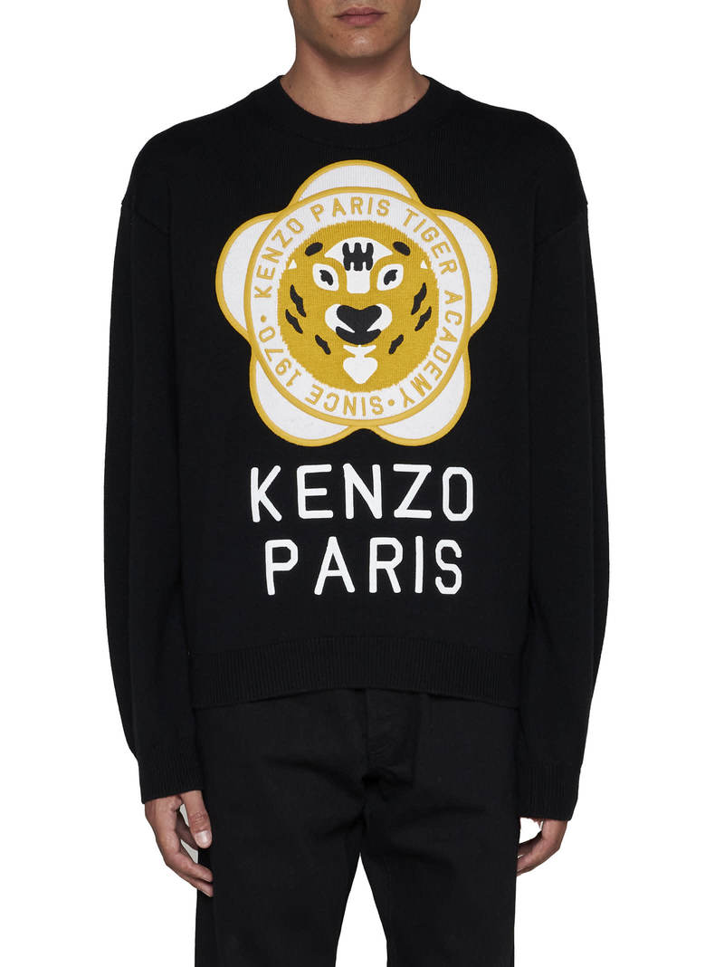 Kenzo Wool Blend Sweater - Black