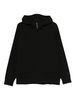 C.P. Company Hooded Open Sweatshirt - Black - Thumbnail 1