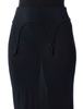 Jean Paul Gaultier Long Sheer Skirt With Lingerie Details - Dark Navy - Thumbnail 3