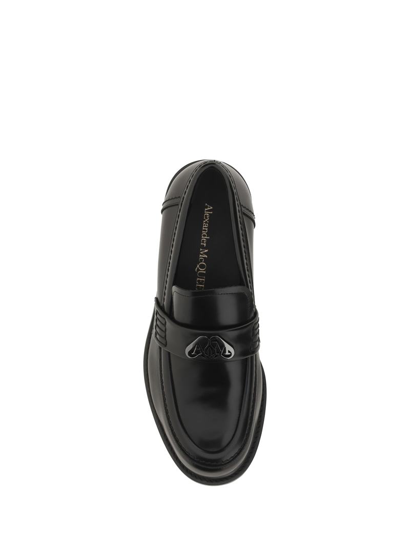 Alexander McQueen Loafers - Black/Gunmetal