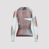 Jean Paul Gaultier Blurry Roses Top - White Grey Red - Thumbnail 4