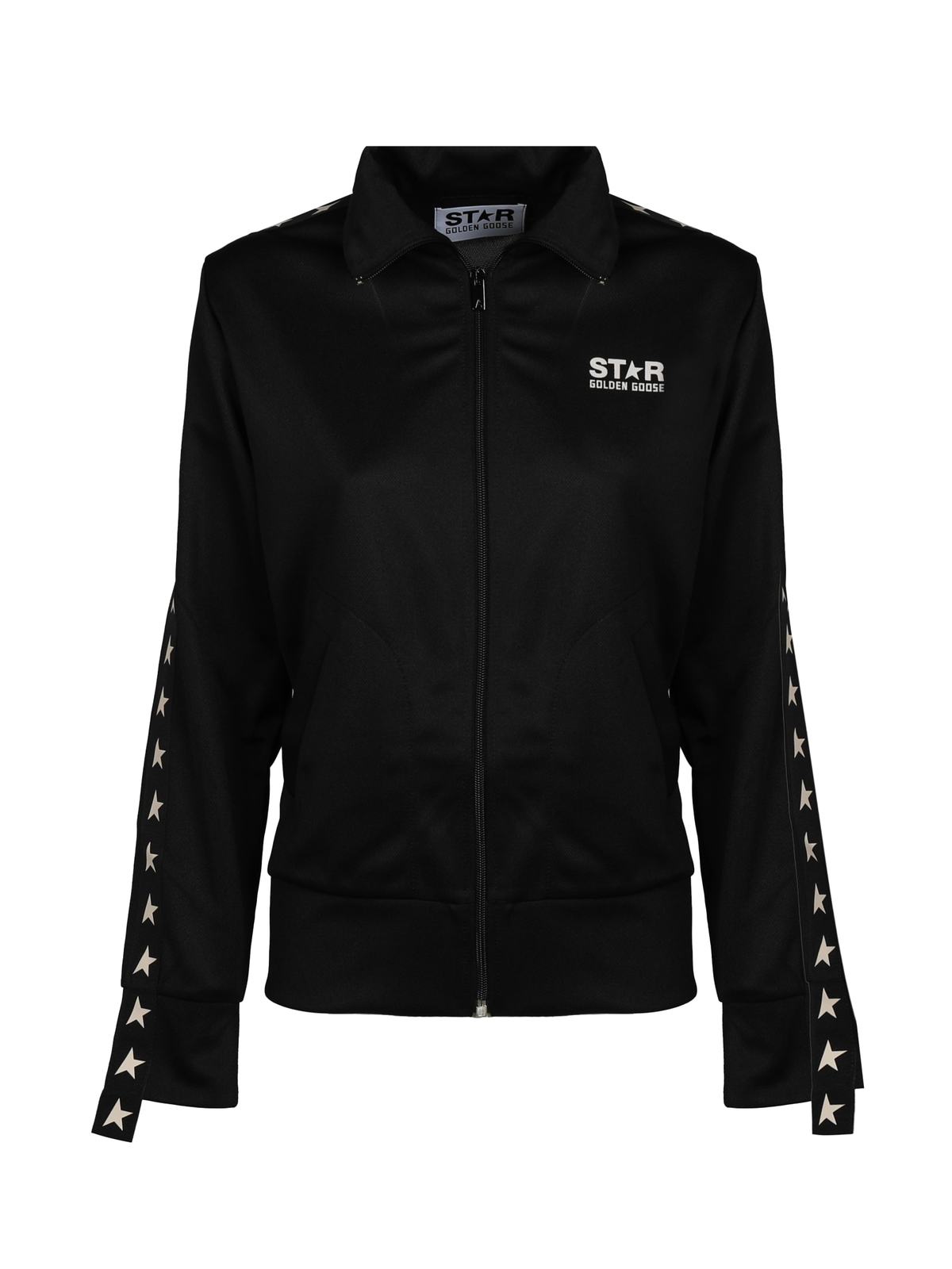 Golden Goose Denise Track Jacket - Black/White - Image 1 of 3