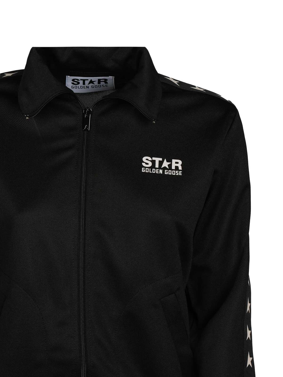 Golden Goose Denise Track Jacket - Black/White - Image 2 of 3