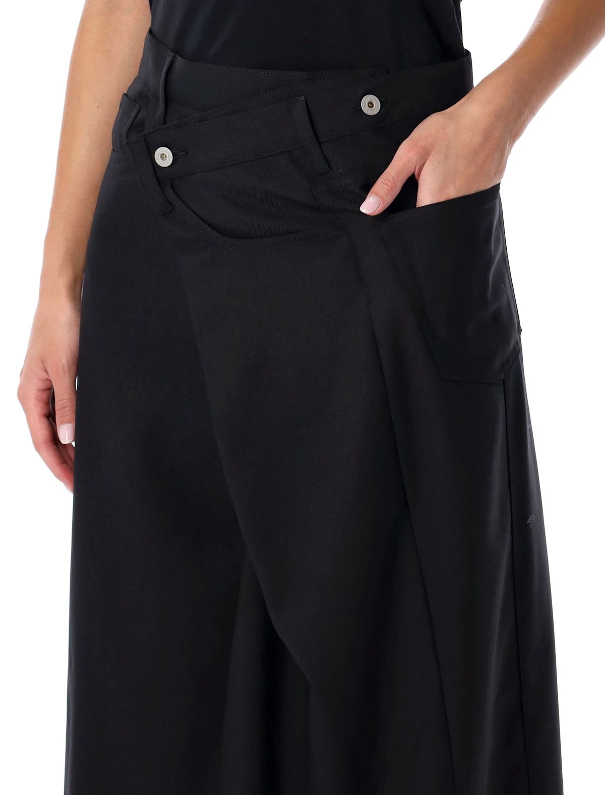 JUNYA WATANABE Asymmetric Long Skirt - Black - Image 3 of 3
