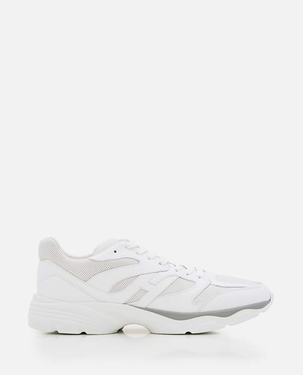 Hogan Allac Panelled Lace-up Sneakers - White