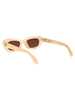 Off-White Venezia Rectangular Frame Sunglasses - 1760 Sand - Thumbnail 4