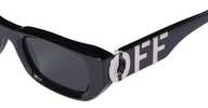 Off-White Fillmore Rectangular Frame Sunglasses - Black - Thumbnail 2