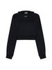 Off-White Felpa Sweatshirt - Black White - Thumbnail 1