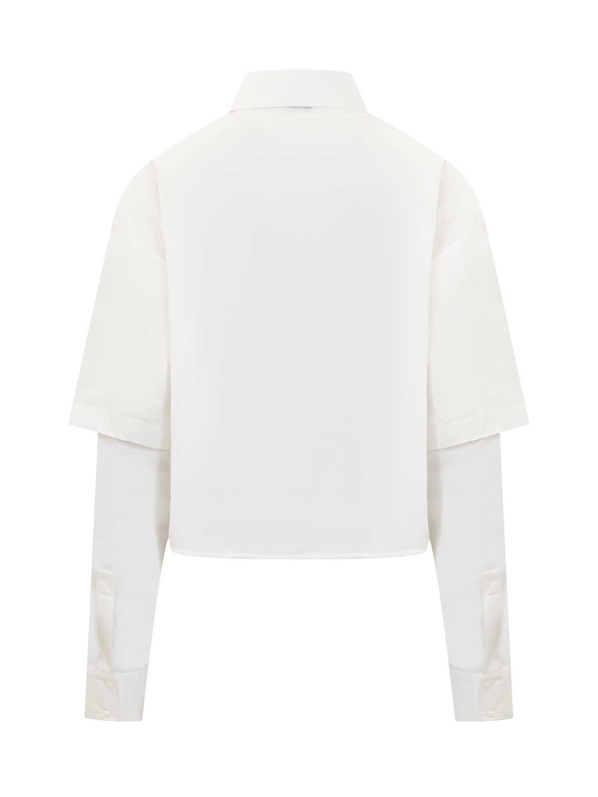 Off-White Poplin Bookish Baseball Shirt - White - Image 2 of 4