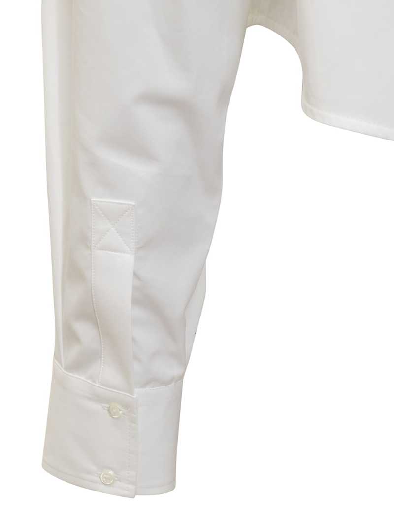 Off-White Poplin Bookish Baseball Shirt - White