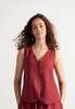 IKKIVI Afternoon Affair Co-ord Set - Crimson Red - Thumbnail 2