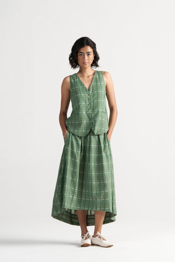 IKKIVI Afternoon Affair Co-ord Set - Garden Green