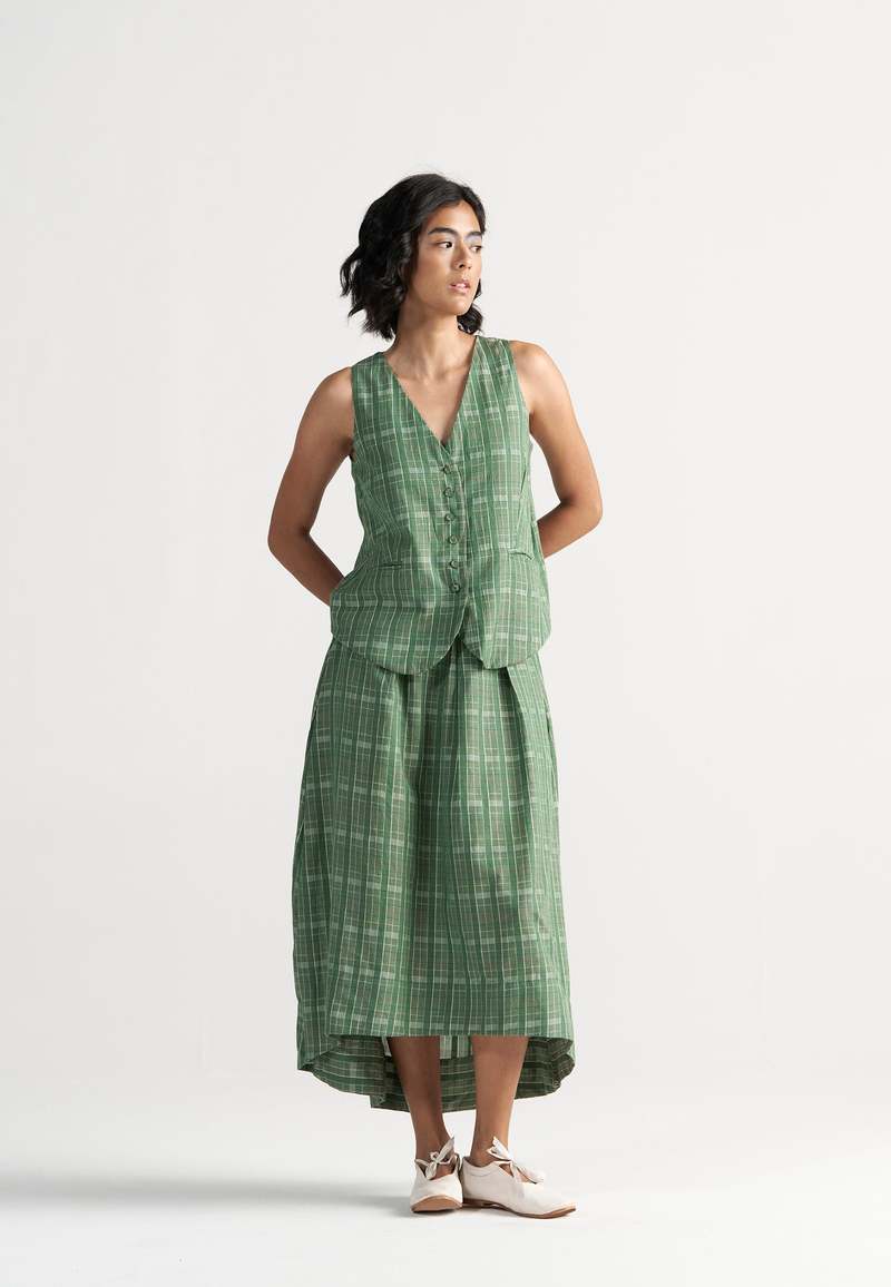 IKKIVI Afternoon Affair Co-ord Set - Garden Green