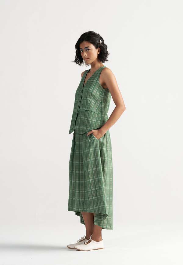 IKKIVI Afternoon Affair Co-ord Set - Garden Green