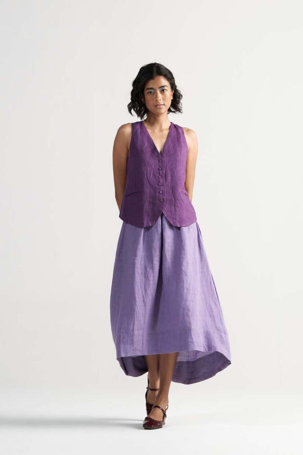 IKKIVI Afternoon Affair Co-ord Set - Purple