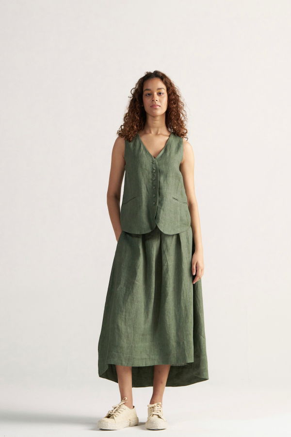 IKKIVI Afternoon Affair Co-ord Set - Sage Green