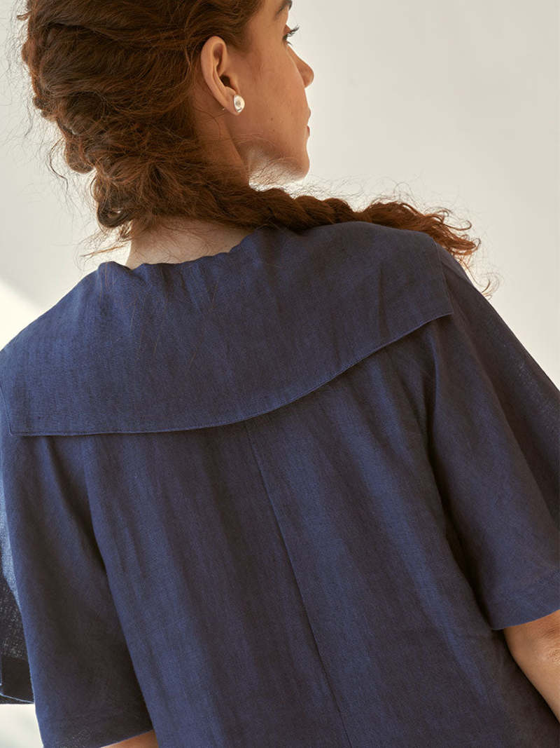 IKKIVI Anytime Indigo Dress - Blue