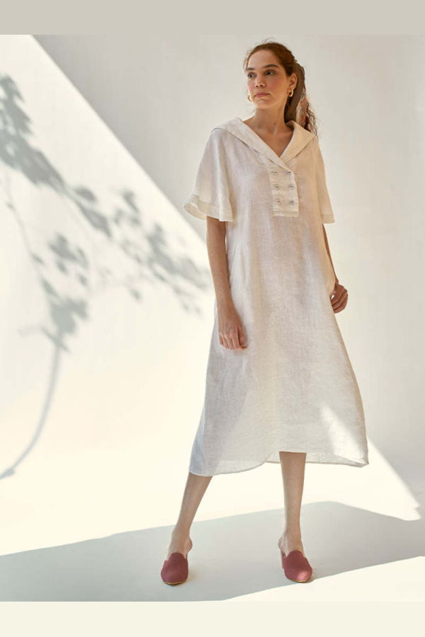IKKIVI Anytime Dress - Ivory