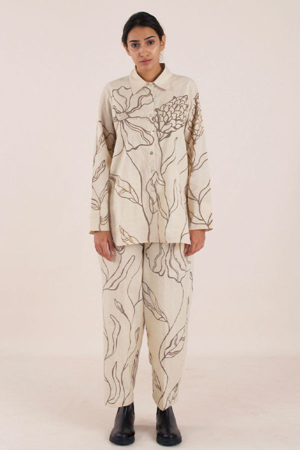 IKKIVI Art of the Forest Shirt - Off-White