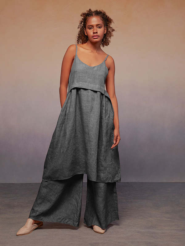 IKKIVI Ash Grey Pondi Set - Gray