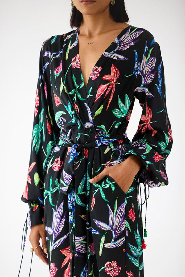 IKKIVI Botanica Jumpsuit - Black