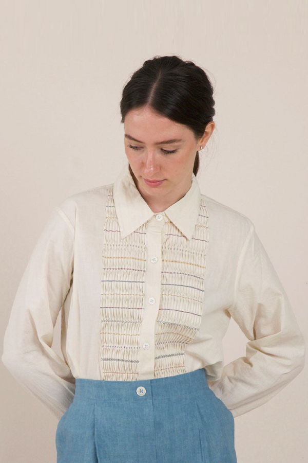 IKKIVI Buttercream Shirt - Off-White