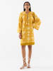 IKKIVI Cabana Bell Sleeves Dress - Yellow - Thumbnail 1