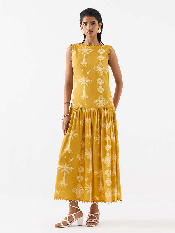 IKKIVI Cabana Long Dress - Yellow