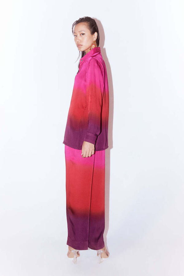 IKKIVI Candy Leheriya Co-ord Set - Multi-Color