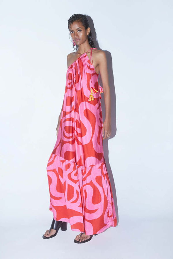 IKKIVI Candy One Shoulder Dress - Pink