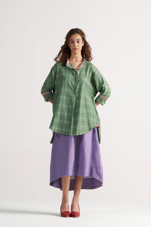 IKKIVI Checkmate Shirt - Green
