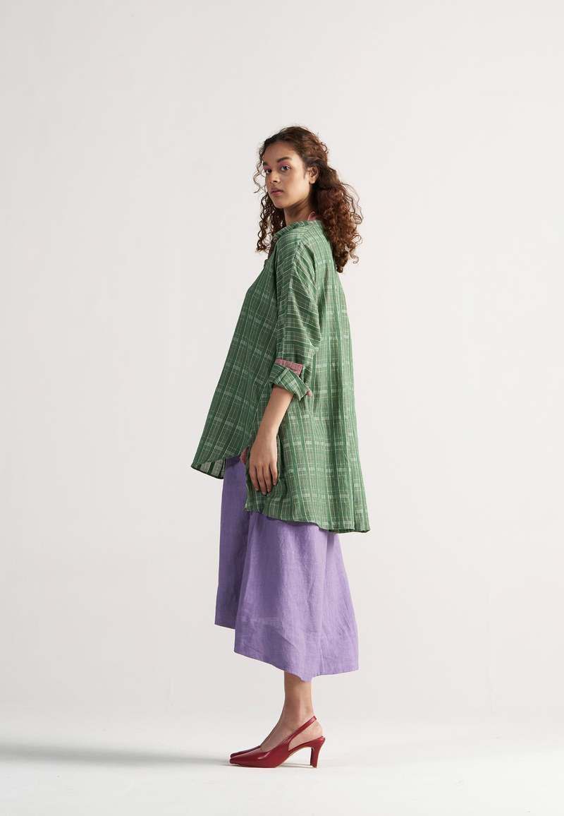 IKKIVI Checkmate Shirt - Green