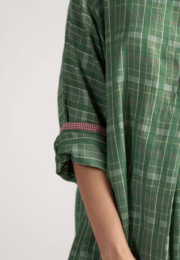IKKIVI Checkmate Shirt - Green