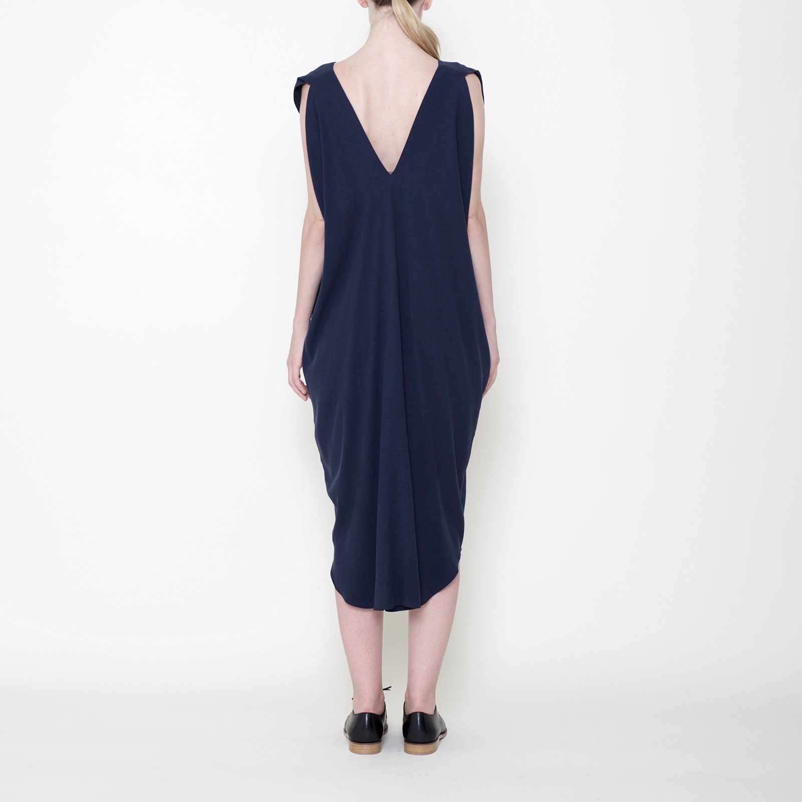 7115 by Szeki Signature Reversible Maxi Dress Navy