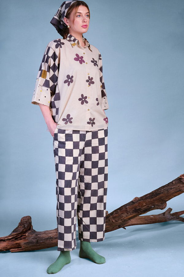 IKKIVI Flower Pressed In Pages Shirt - Multi-Color