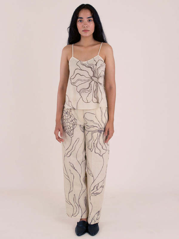 IKKIVI Full Bloom Top - Off-White