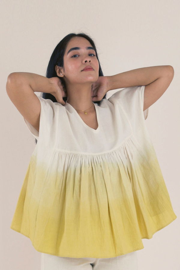 IKKIVI Golden Hour Blouse - Yellow
