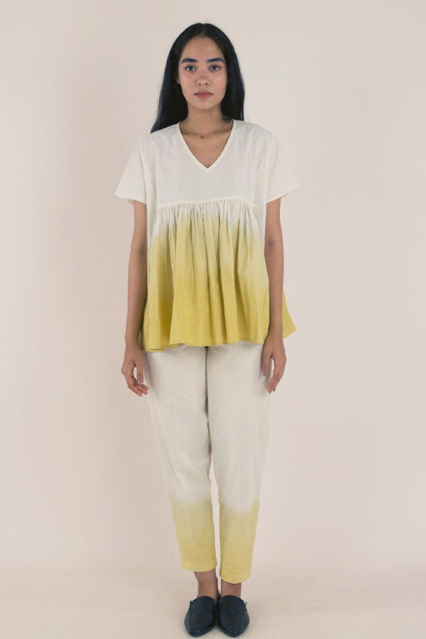 IKKIVI Golden Hour Blouse - Yellow