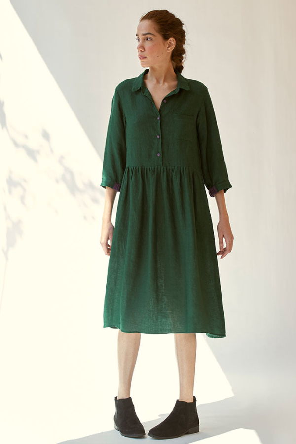 IKKIVI In The Moment Dress - Green