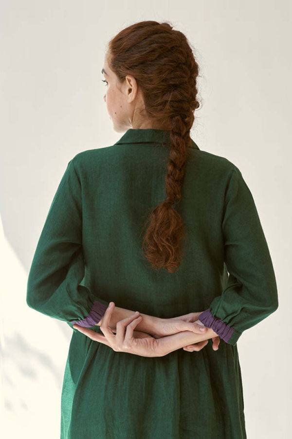 IKKIVI In The Moment Dress - Green