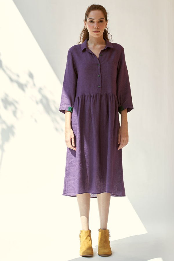 IKKIVI In The Moment Dress - Purple