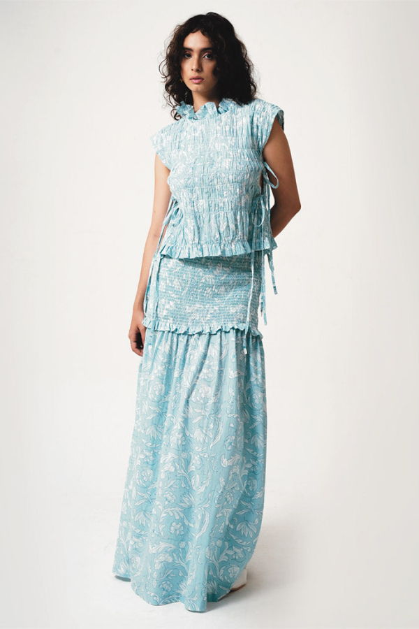 IKKIVI Iris Blue Top - Blue