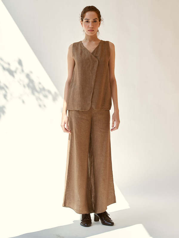 IKKIVI Just In Time Co-ord Set - Brown IKKIVI Just In Time Co-ord Set - Brown