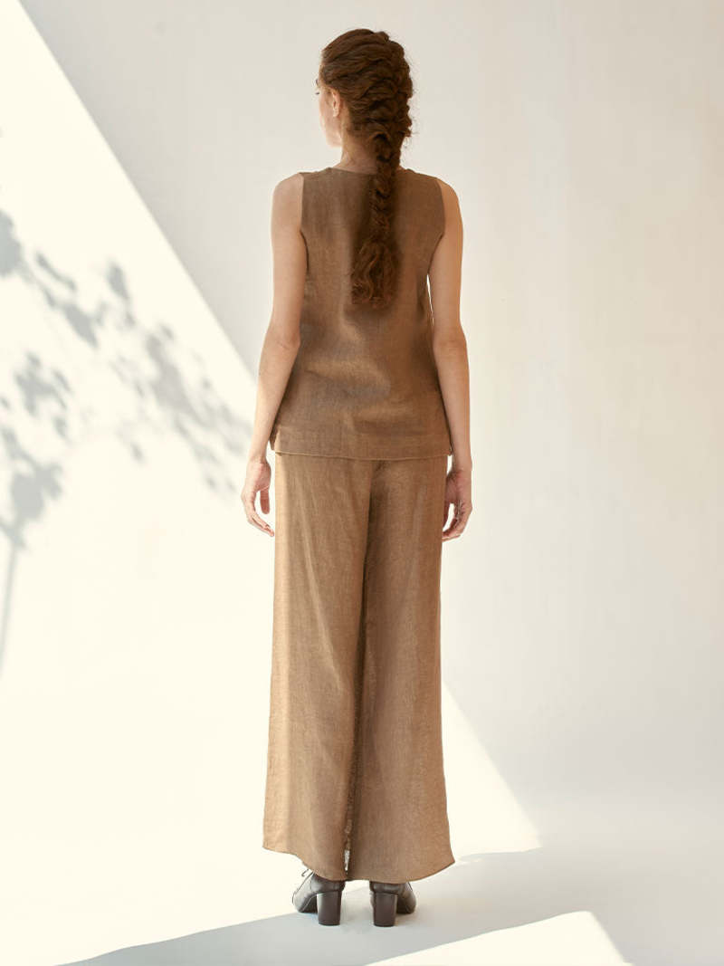 IKKIVI Just In Time Co-ord Set - Brown