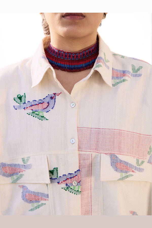 IKKIVI Keeva Shirt - Off-White