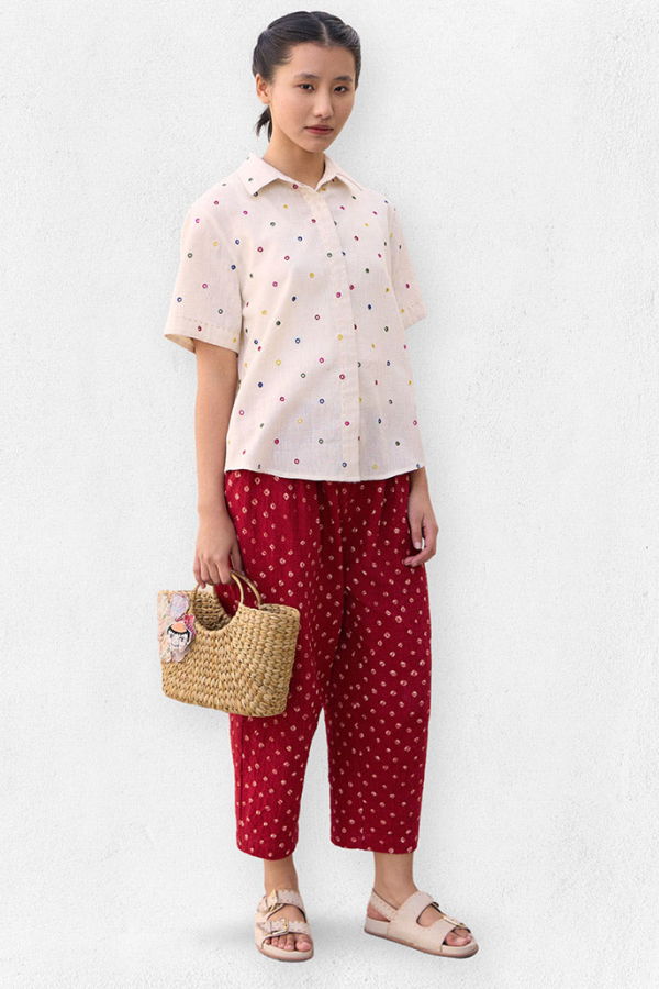 IKKIVI Kyomi Pants - Red