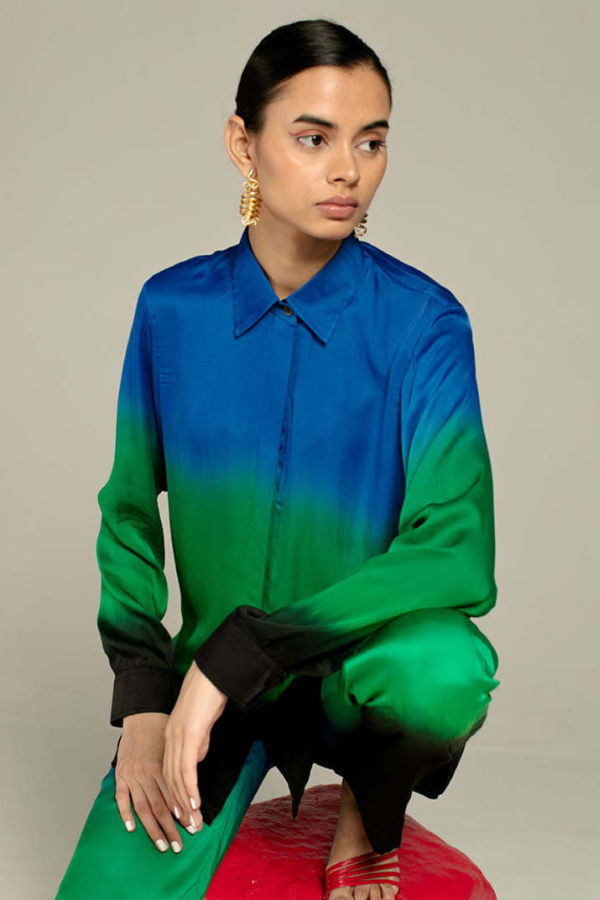 IKKIVI Leheriya Co-ord Set