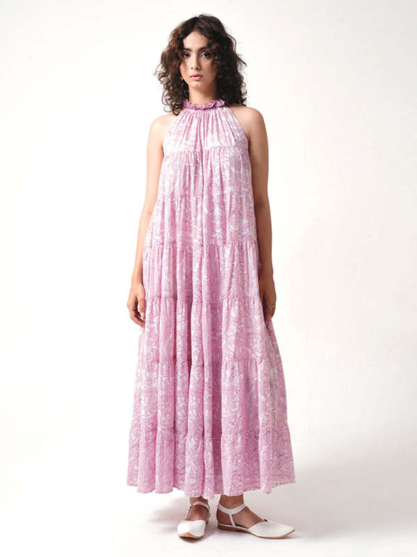 IKKIVI Lila Rose Dress - Pink