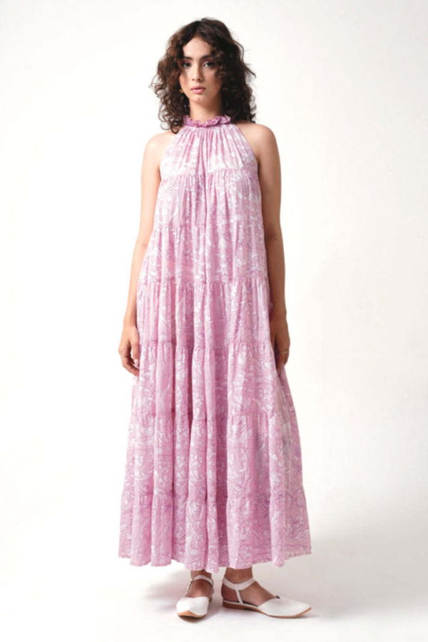 IKKIVI Lila Rose Dress - Pink