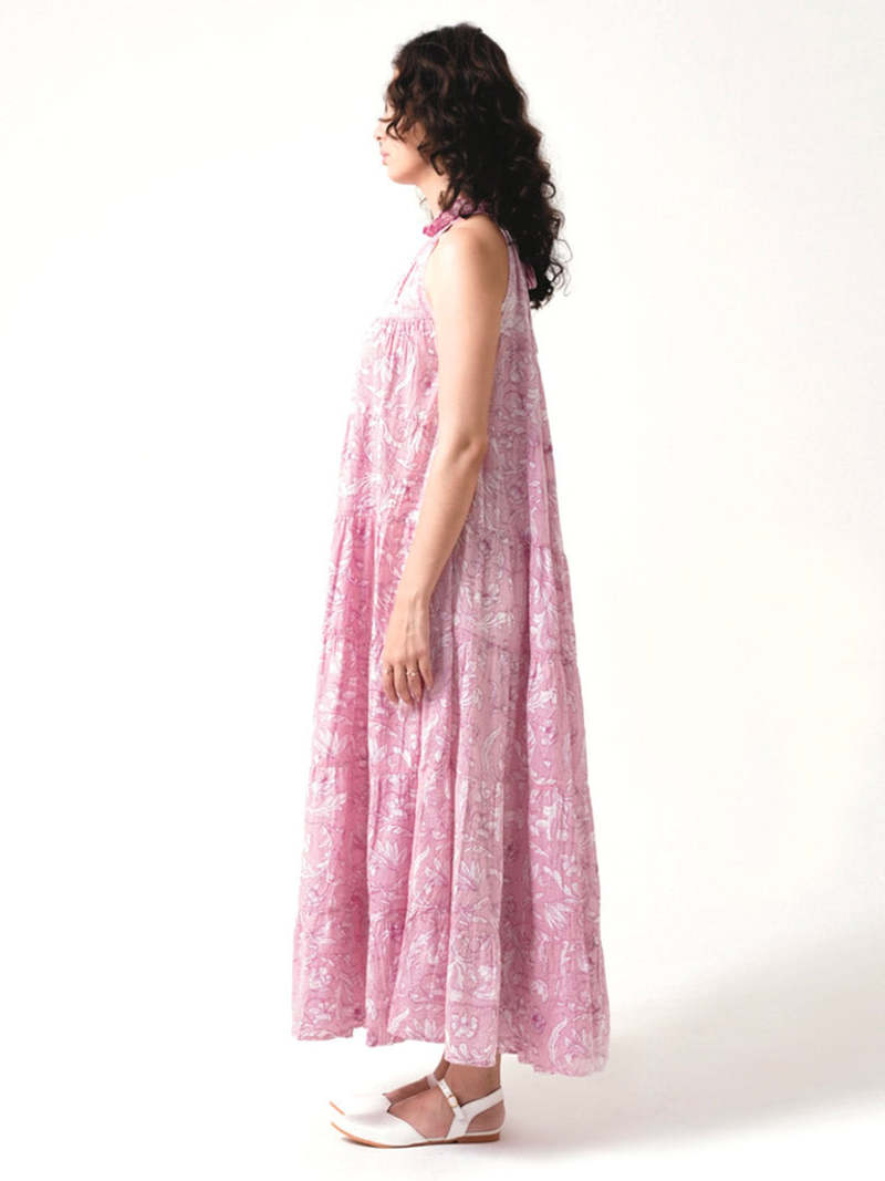 IKKIVI Lila Rose Dress - Pink